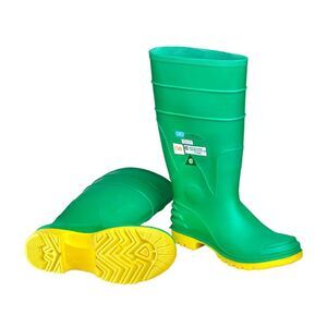 Men's Onguard  Hazmax Green 16” PVC Knee Boots Steel Toe Mens Size 8